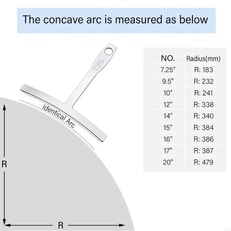 Radius Gauge and Guitar String Height Ruler Luthier Tool Guitar Measuring Tool For Guitar And Bass Setup Easy to Use
