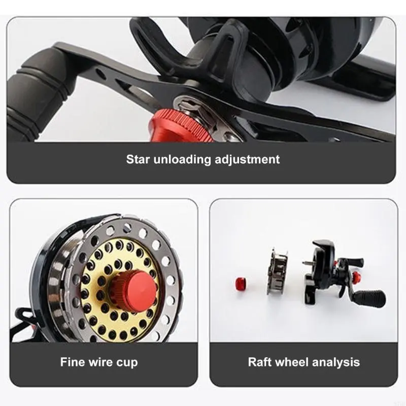 Full Metal Fly Fishing Reels Baitcasting Fishing Reel Fishing Accessory