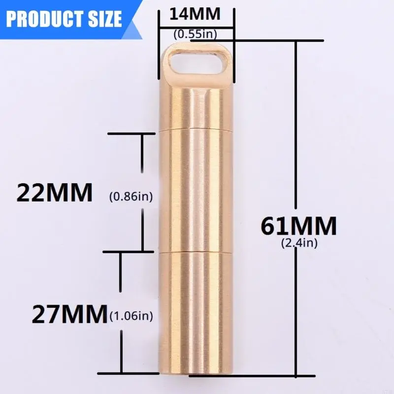 Dry Bottles Outdoor Seal Portables Pills Case Sealing Waterproofed Container Case