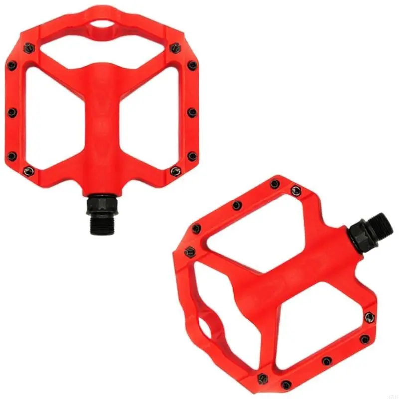 Mountain Bicycles Pedals Sealed Bearing Strong Nylon Fiber Bicycles Flat Pedals