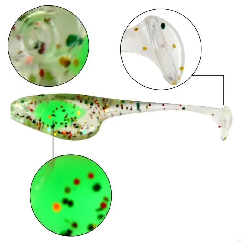 Swim Baits 5cm 1.2g Artificial Baits for Trout Soft Fishing Lures Swimbaits