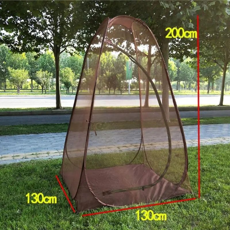 Quick Open Steel Wire Mosquitoes Meshes Tent Portable Folding Single Person Tent