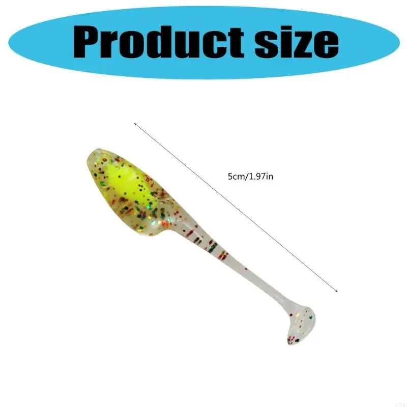 Swim Baits 5cm 1.2g Artificial Baits for Trout Soft Fishing Lures Swimbaits