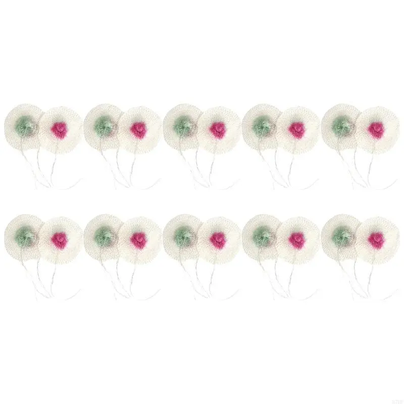 20Pcs Double Head Kerosene Lamp Mantles Steams Lamp Gauze Cover Gas Lamp Covers