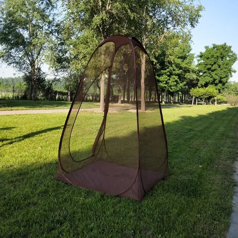 Quick Open Steel Wire Mosquitoes Meshes Tent Portable Folding Single Person Tent