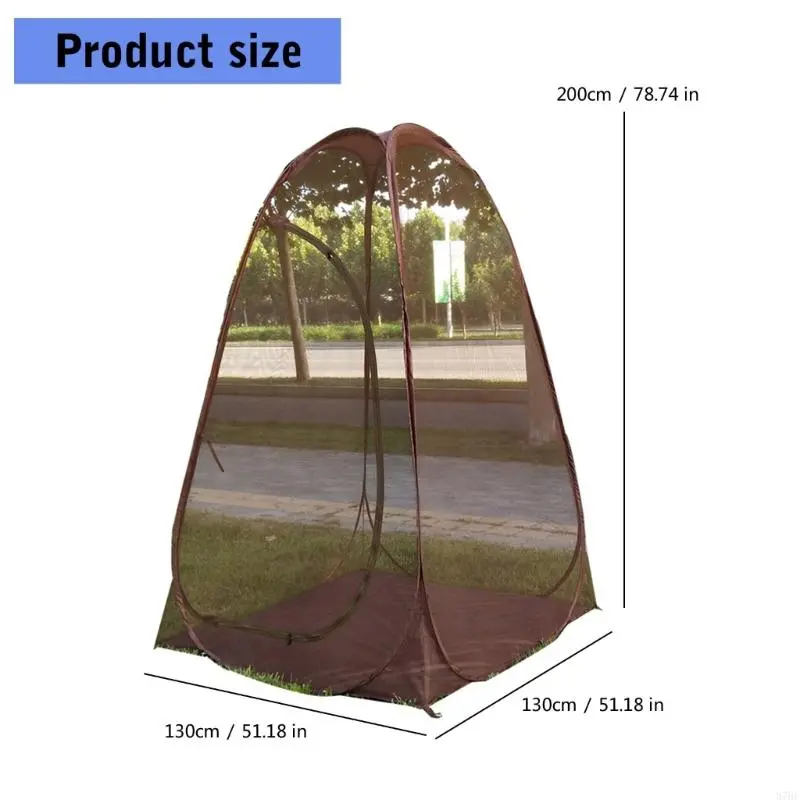 Quick Open Steel Wire Mosquitoes Meshes Tent Portable Folding Single Person Tent