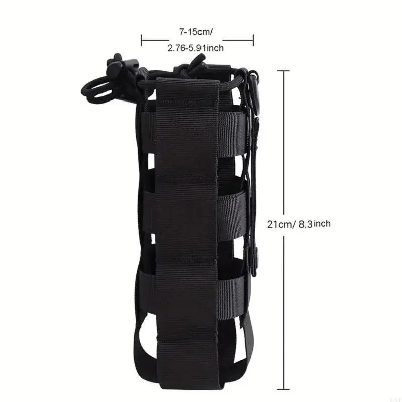Water Bottle Waterproof Belt Water Bottle Holder Adjustable Webbing Water Bottle Carriers with Adjustable Strap