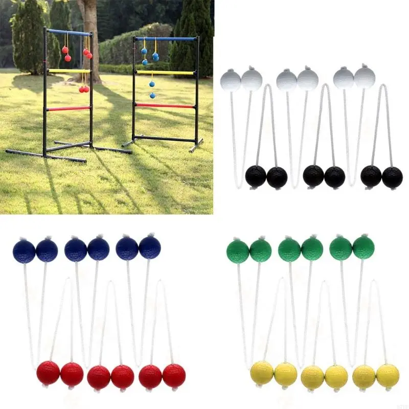 6Pcs Golf Training Ball Ladders Toss Game Ball for Outdoor Sport Throwing Game