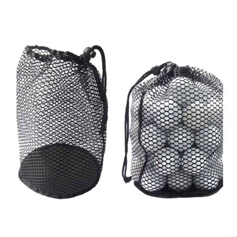 Golf Ball Bag Sports Mesh Bag Mesh Drawstring Bag Golf Ball Storage Bag Golf Accessories