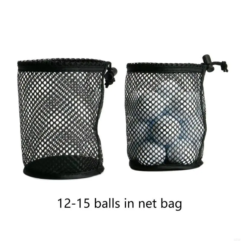 Golf Ball Bag Sports Mesh Bag Mesh Drawstring Bag Golf Ball Storage Bag Golf Accessories