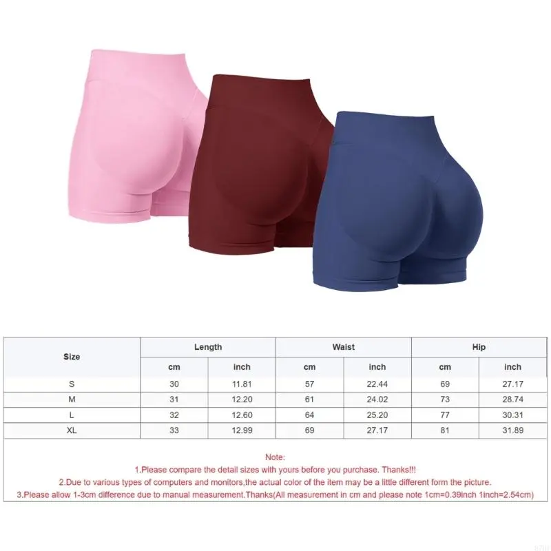 Yoga Shorts for Women High Waist Workout Gym Leggings Shorts for Running Cycling