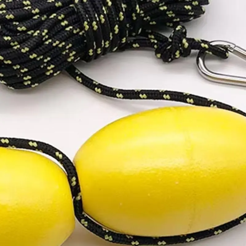 30 ft. Marine Rope Tow Line Anchors Buoy Float Leash for Fishing Drift Sea Anchors