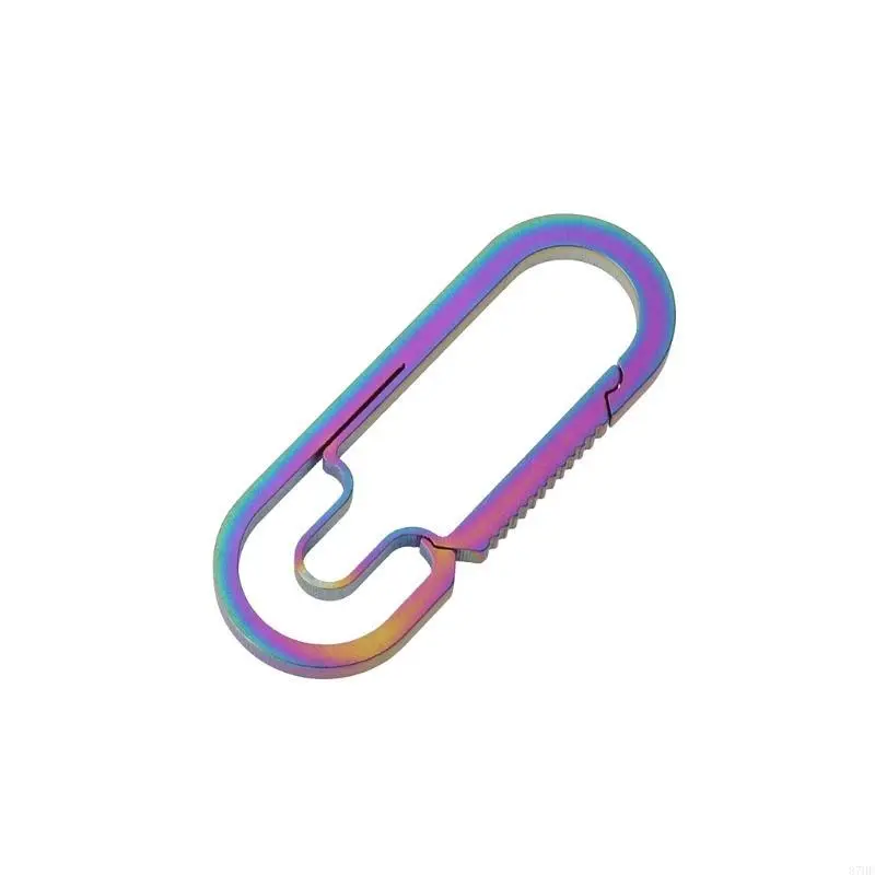 for Titanium Alloy Keychain Hanging Buckle Hooks Outdoor Camping Carabiner