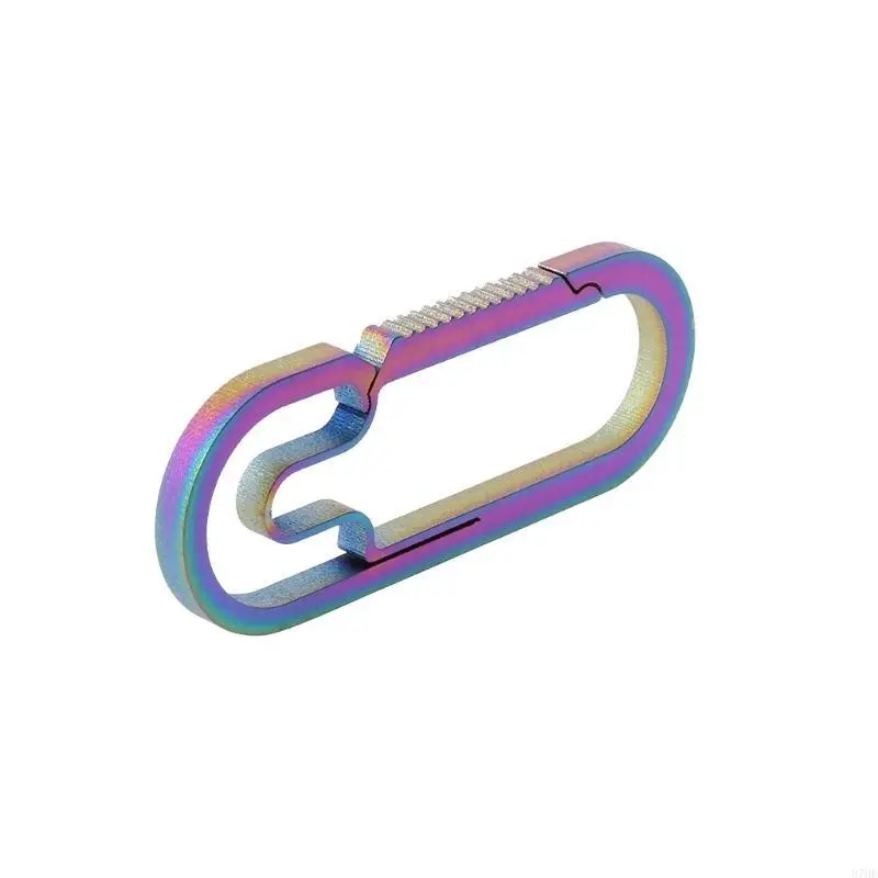 for Titanium Alloy Keychain Hanging Buckle Hooks Outdoor Camping Carabiner