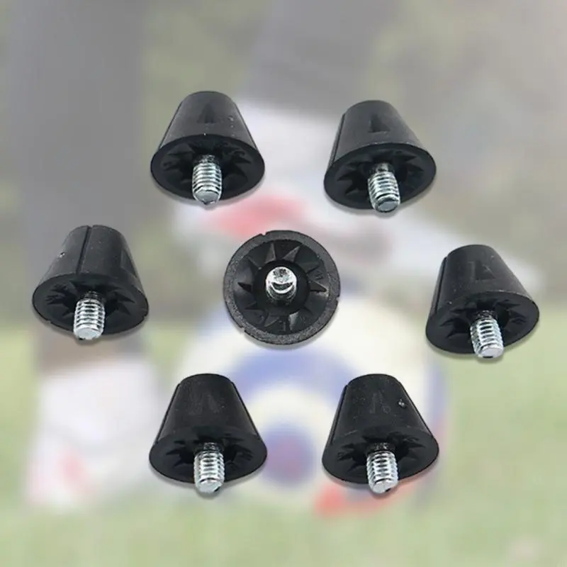 12Pcs Football Spikes Nails Screw Cleat Football Studs Replacement Soccer Cleats for Men Women Boy And Girl Soccer Shoes