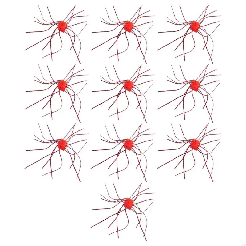 10pcs Slow Sinking Artificial Baits Flexible Whiskers Lure Baits Dices Shaped