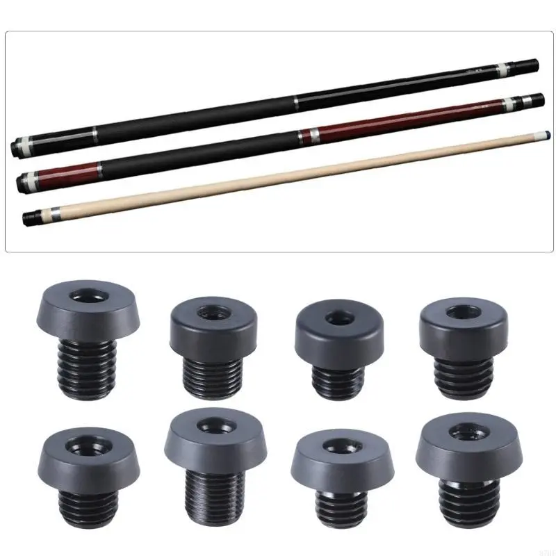 Billiard Cue Bottom Cover Rubber Pool Bumper Bottom Plug Snooker Accessory
