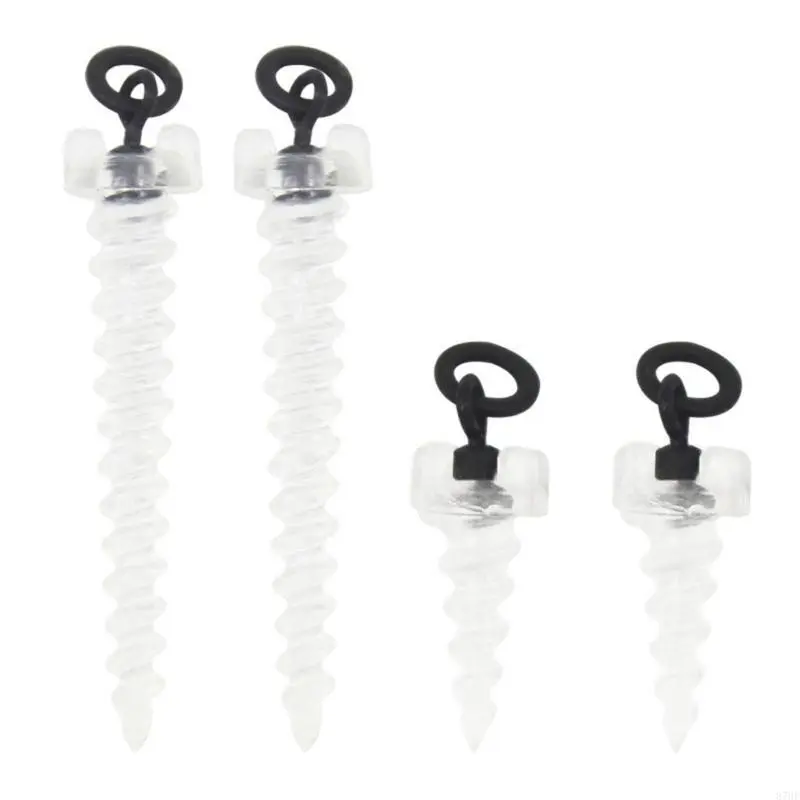 20Pcs Floating Bait Boilie Screws With Ring Carp Fishing Accessories