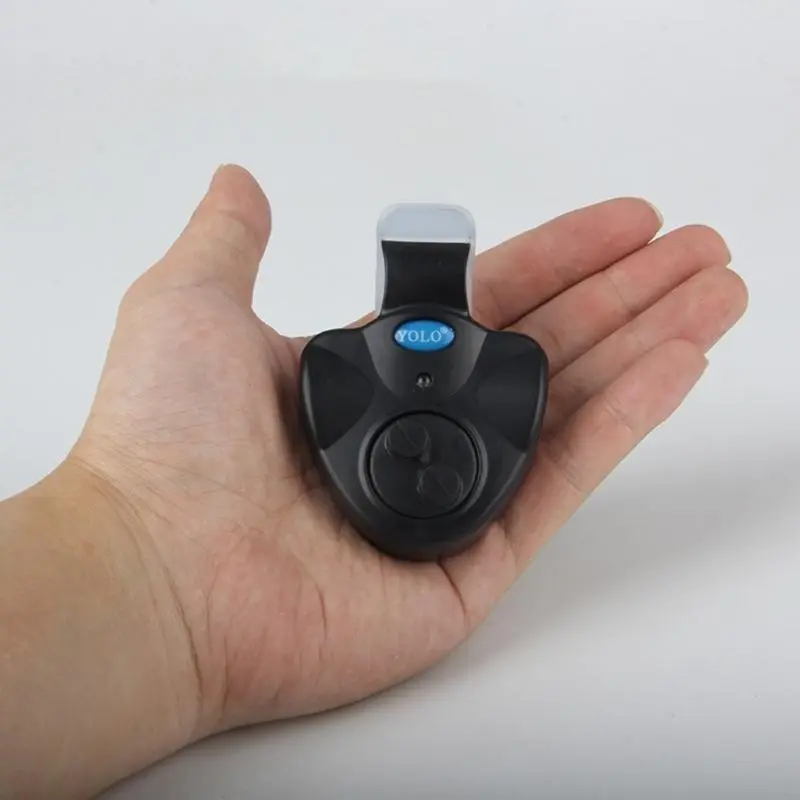 Fishing Bites Alarm Sensitive LED Light Electronic Fishing Bites Sounds Alarm Alerts Bells Clip On Fishing Rod Enduring