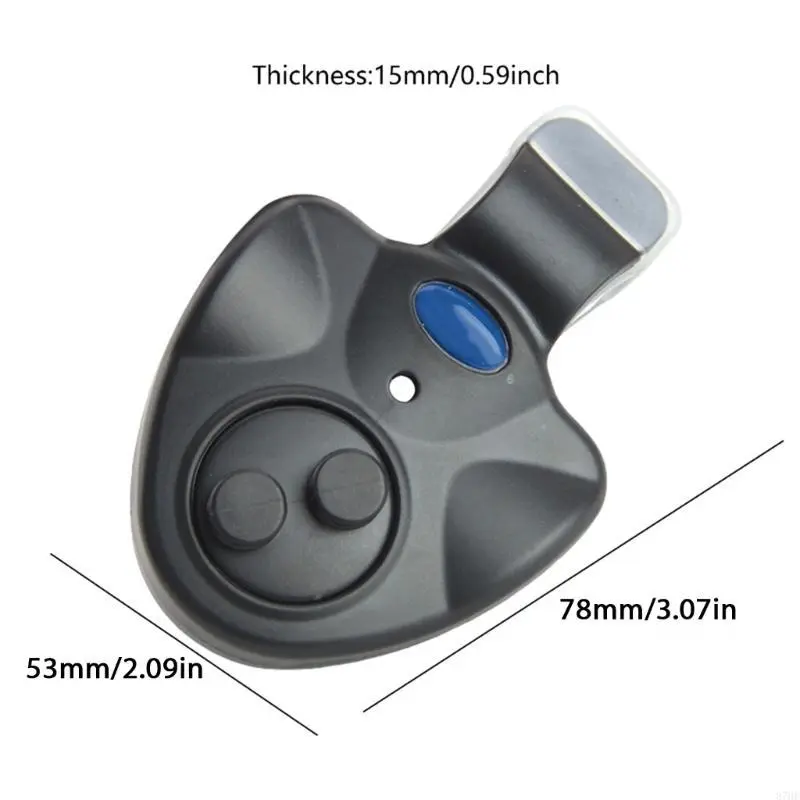 Fishing Bites Alarm Sensitive LED Light Electronic Fishing Bites Sounds Alarm Alerts Bells Clip On Fishing Rod Enduring