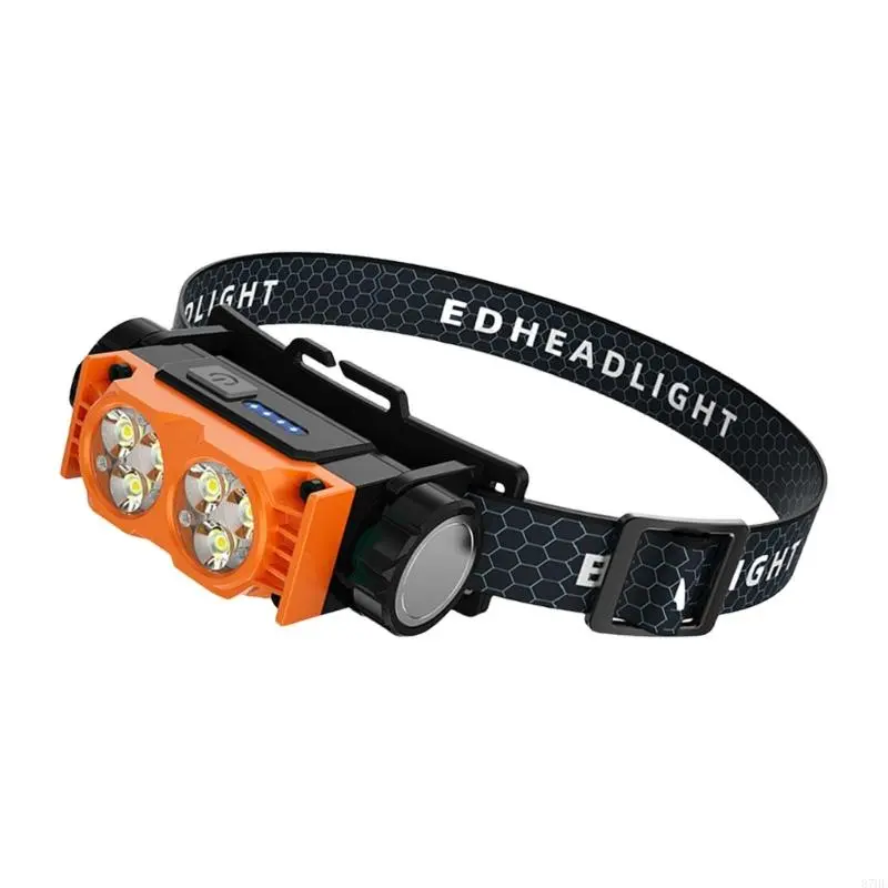 Rechargeable Headlamps Waterproofed LED Headlamps Powerful LED Sensors Headlamps for Camping Essential