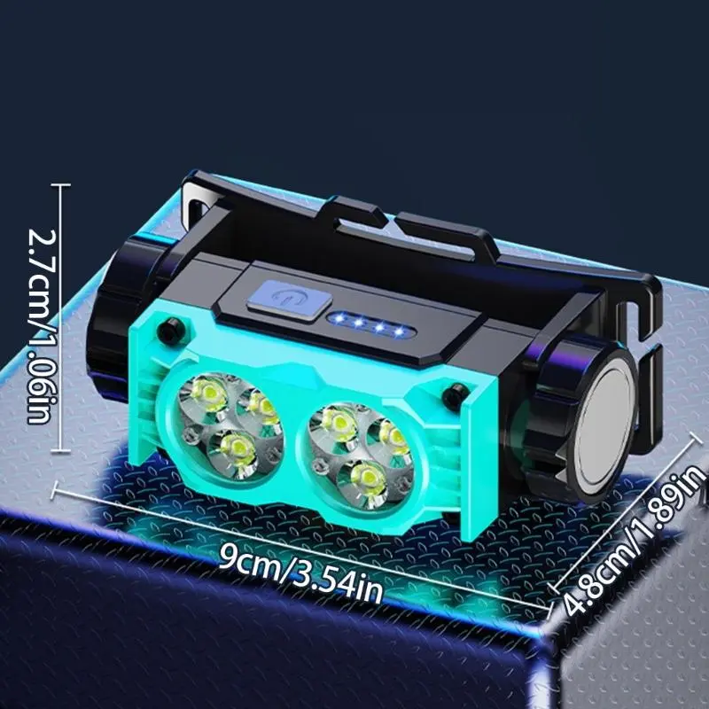 Rechargeable Headlamps Waterproofed LED Headlamps Powerful LED Sensors Headlamps for Camping Essential
