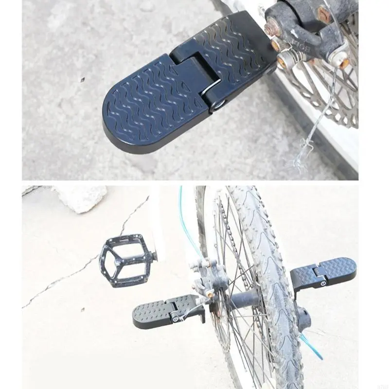 Electric Bicycles Rear Pedal Bicycles Rear Wheel Folding Pedal for Mountain Bike