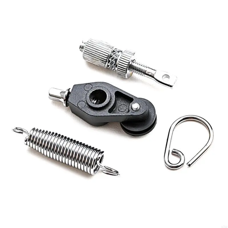 Bass Drum Replacement Parts DIY Metal Drum Foot Pedal Spring with Tensioner