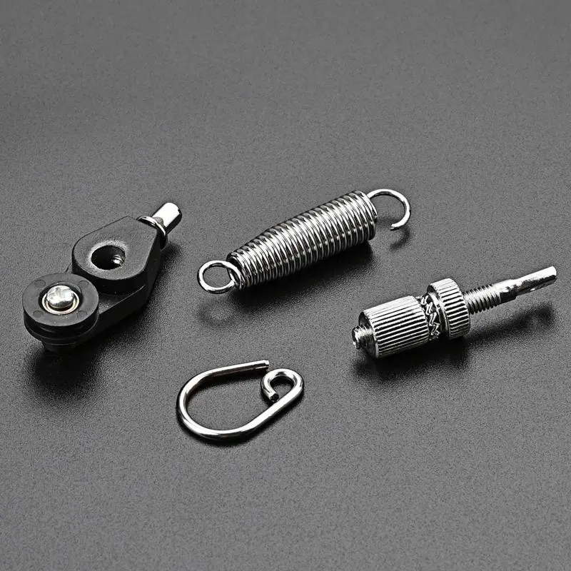 Bass Drum Replacement Parts DIY Metal Drum Foot Pedal Spring with Tensioner