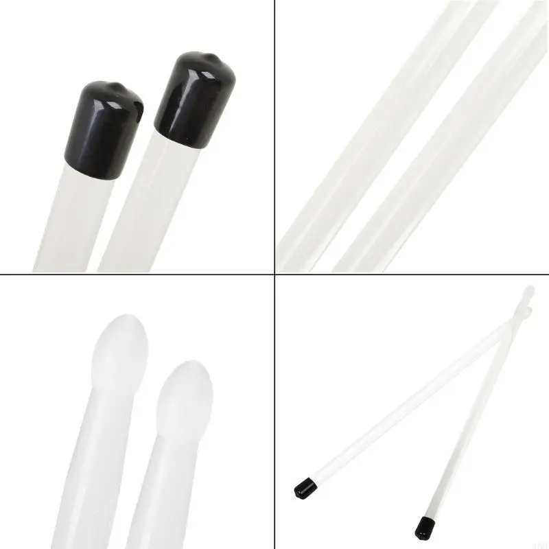 Acrylic Drumstick Double Color Glow Drumsticks Percussion Instrument Accessory