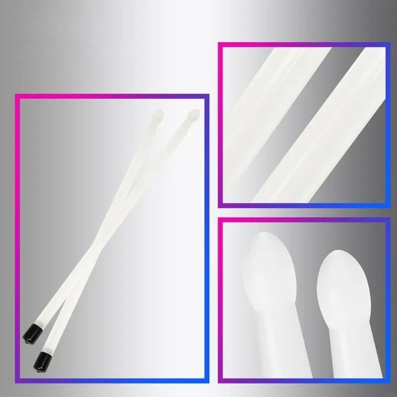 Acrylic Drumstick Double Color Glow Drumsticks Percussion Instrument Accessory