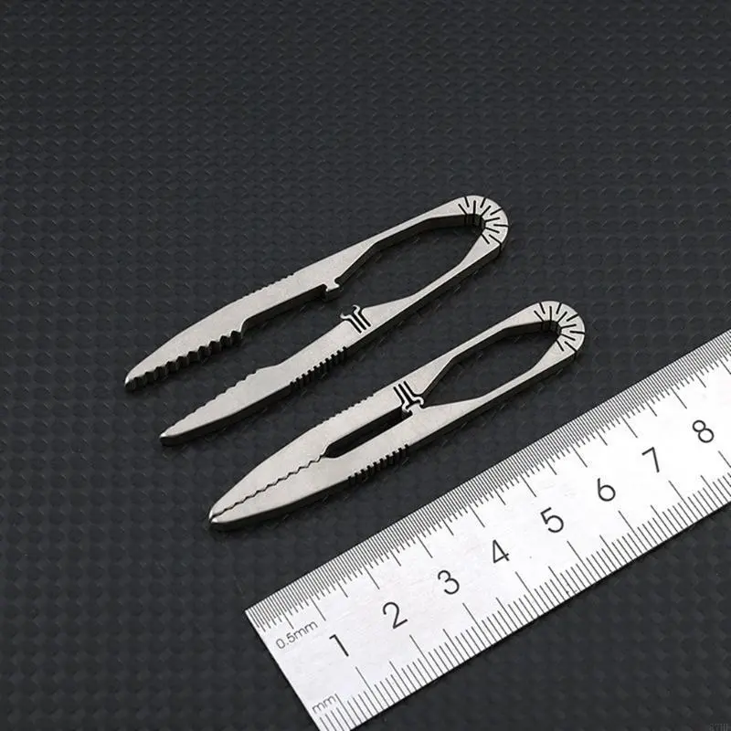 Portable Titaniums Alloys Tweezer Camping Tweezer Tool Outdoor Travel Tool