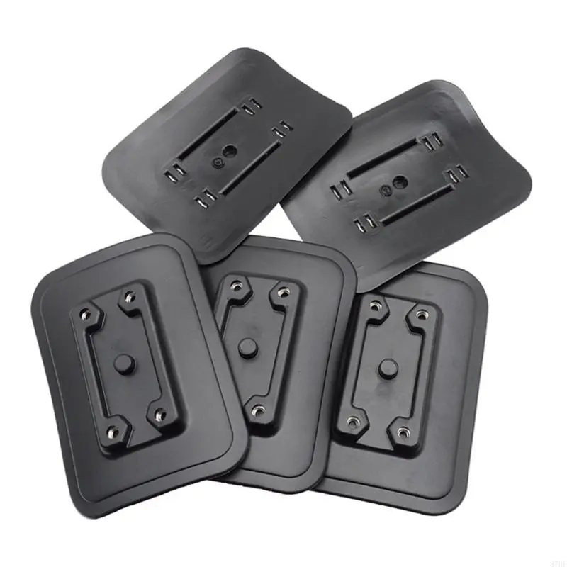 2Pcs Inflatable Boats Glues on Pad Kayaking Inflatable Boats Rod Holder Fish Finders Mount Fishing Tool Accessories