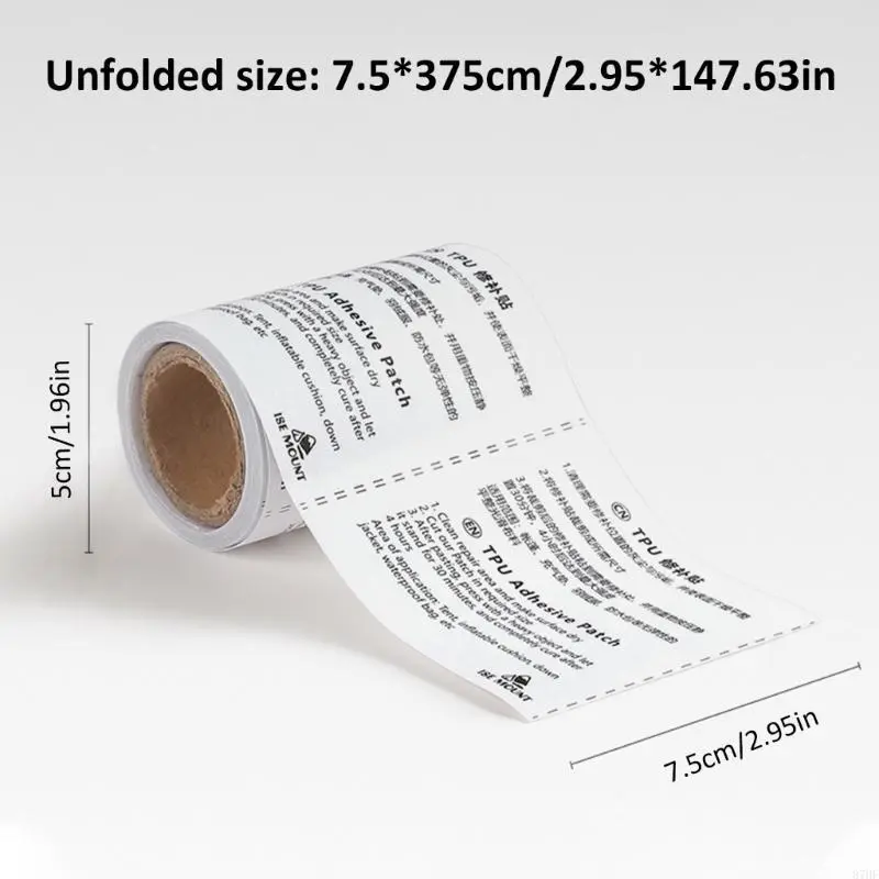 Adhesive Clear for Repairing, Transparent TPU Repair Patch