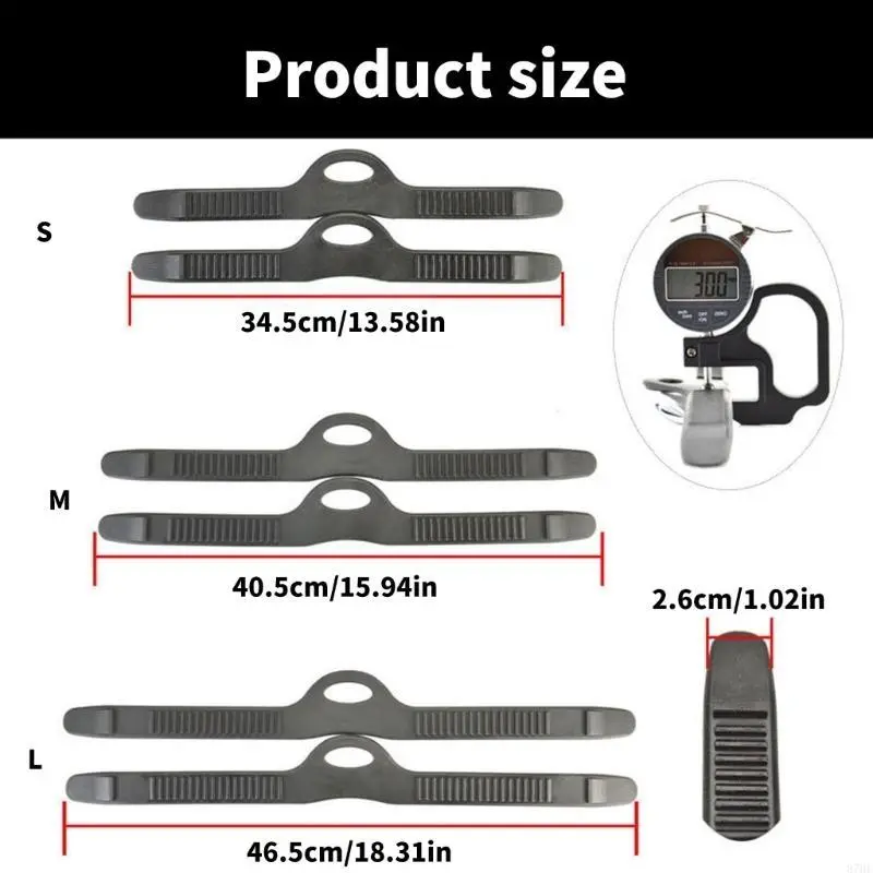 1Pair Swimming Fin Strap Scubas Diving Snorkeling Swim Fin Strap Enduring
