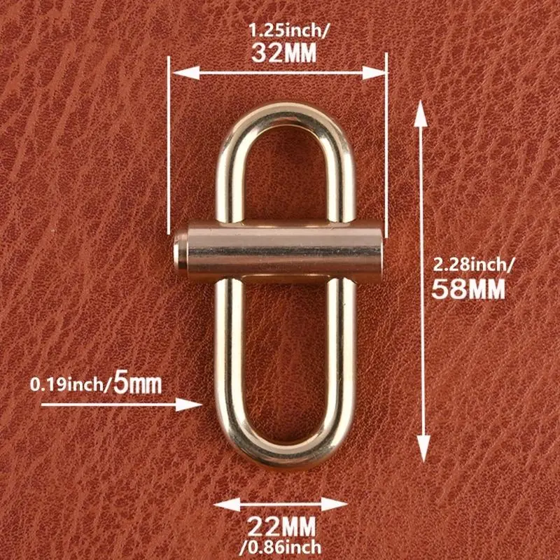 Metal Keychain Buckle Length Shorten Clip Quick Opening Metal Chain Buckle