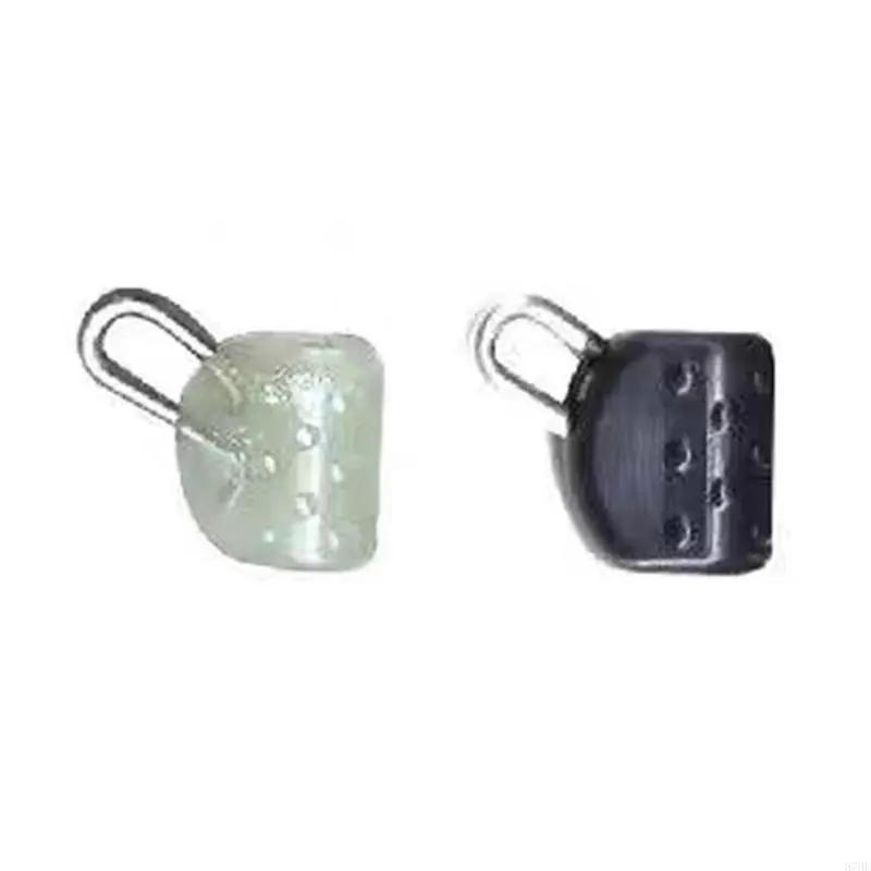 15Pcs Plastic Abo Float Connectors Clear Fishing Weight Slide Fishing Tool