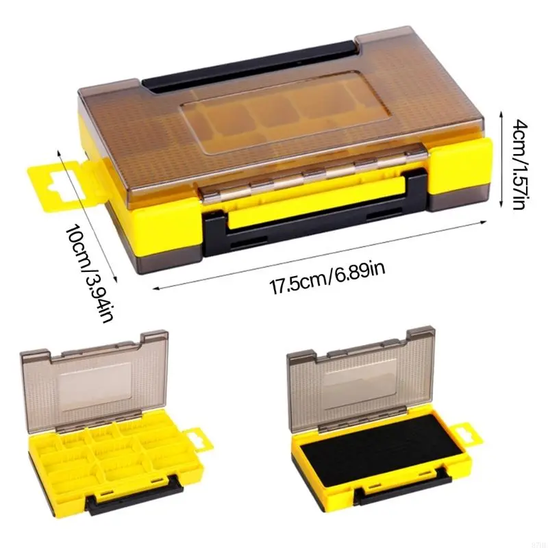 Hard Baits Case Tool Double Sided Fishing Lures Tackle Box Hook Organizers Fishing Accessories Storage Box Easy to Use