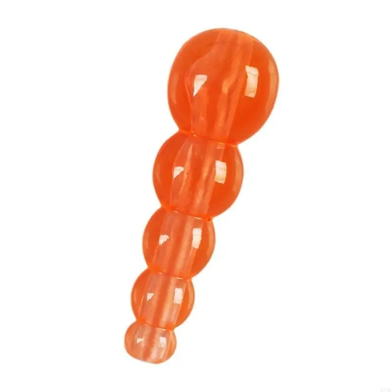 50pcs Fishing Beads Lures Tackle Stacked Fishing Beads Spinner Rig Lures Making Supply 19mm Spinner Making Accessories