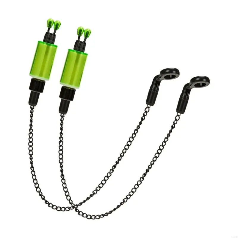 2pcs Bites Alarm Bobbins Hanger Fishing Swingers Sensitive Alarm Swingers