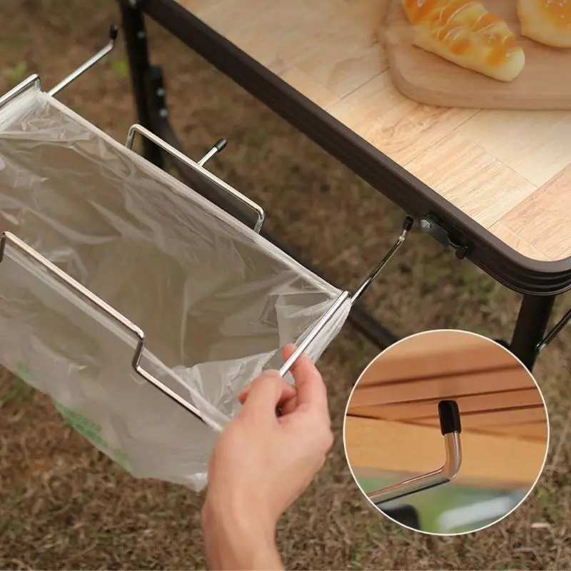 Table Mount Rubbishes Bag Hanger for Kitchen Trash Bag Hanging Trash Bag Holder