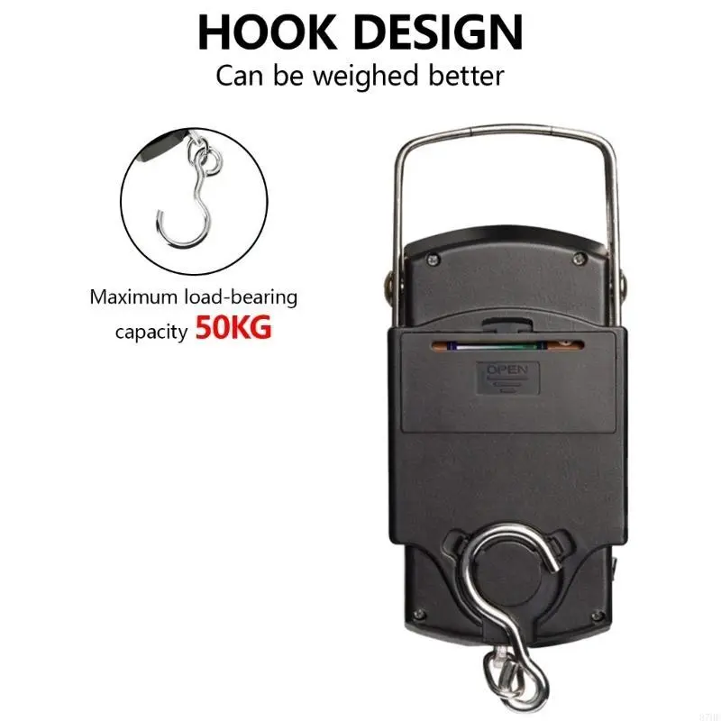 Luggage Scale Electronic Weighing Digital Scale Fishing Hanging Hook Scale Tool