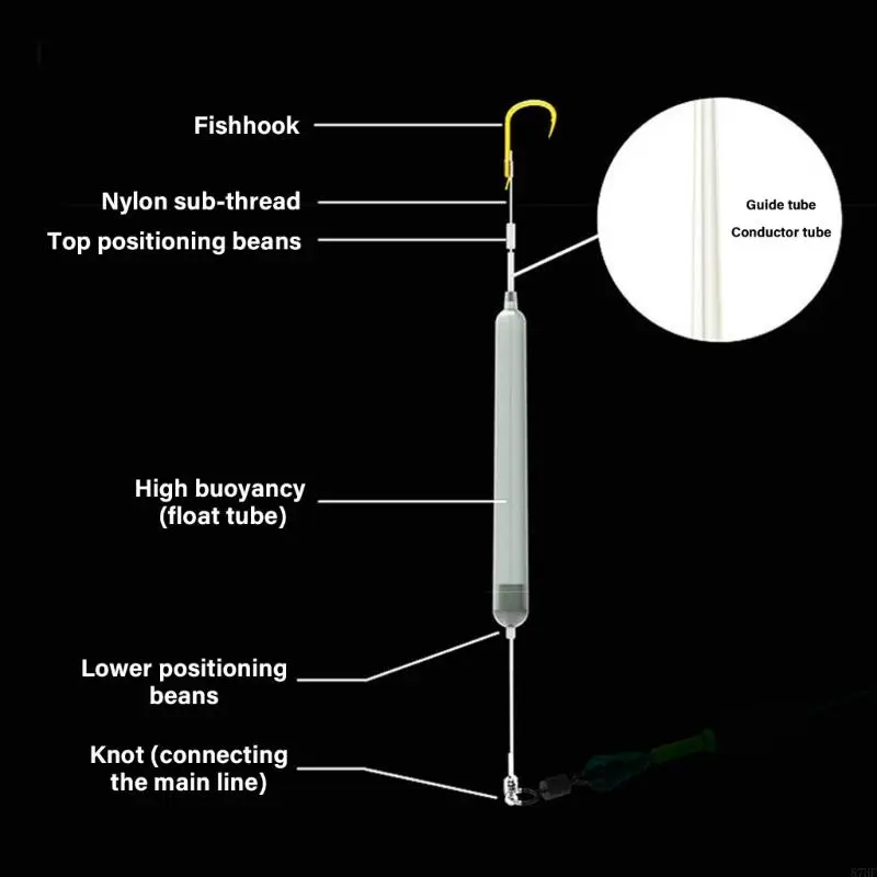 Barbed Hook Fishing Tackle Accessories Anti Bottom Carp Rigs Fishing Lures 5pcs
