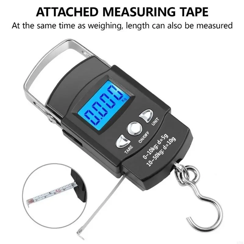 Luggage Scale Electronic Weighing Digital Scale Fishing Hanging Hook Scale Tool