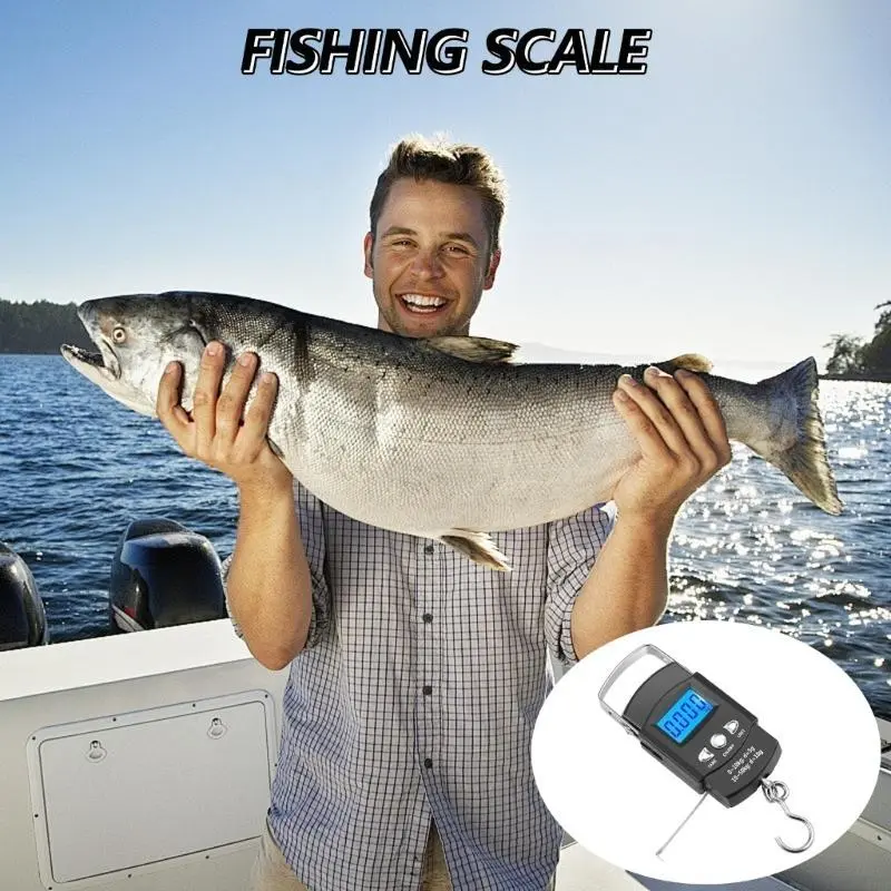Luggage Scale Electronic Weighing Digital Scale Fishing Hanging Hook Scale Tool