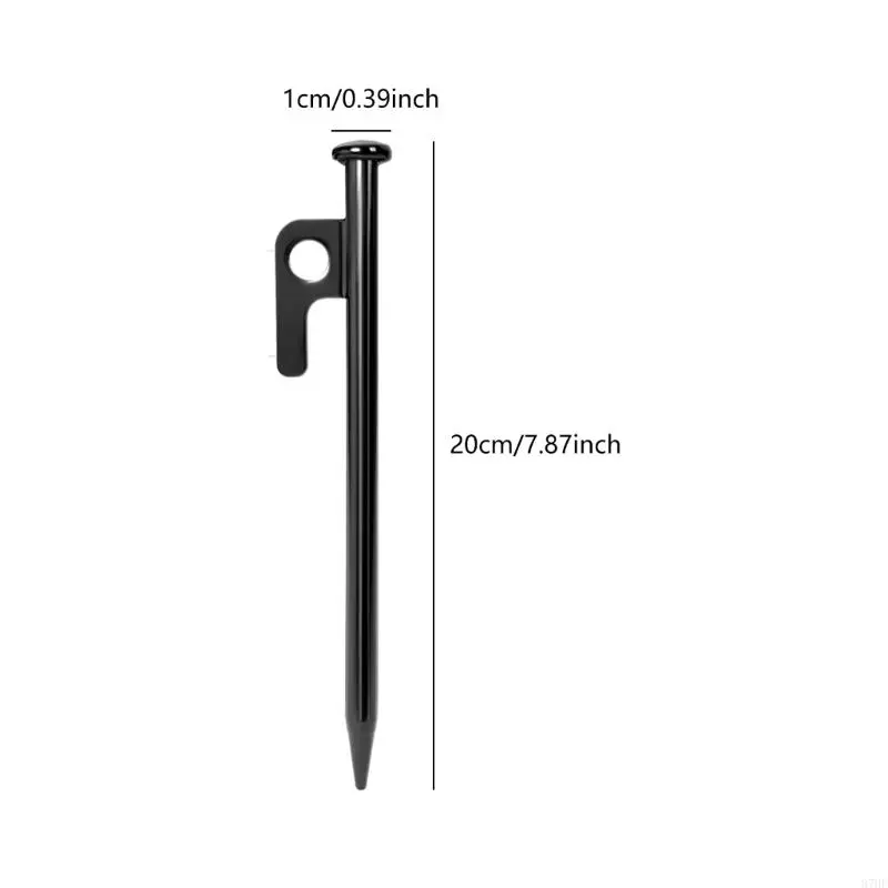 8pack Durability Tent Sand Pegs Multipurpose Tent Anchors Heavy Type Stakes for Outdoor Gears Stability