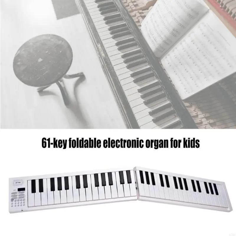 61 Key Digital Music Electronic Keyboard Portable Foldable Piano Keyboard