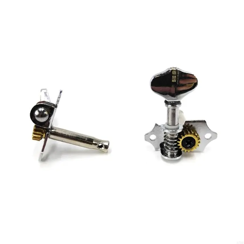 Pack of 6 Open Back Guitar Machine Heads for Enhanced Sound Quality and Resonance on Acoustic and Electric Guitars