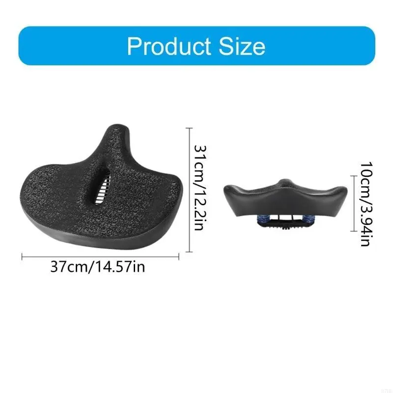 Durability Waterproofed Bike Seats Cushions Large Padded Bicycles Saddles Suitable for Various Cyclists