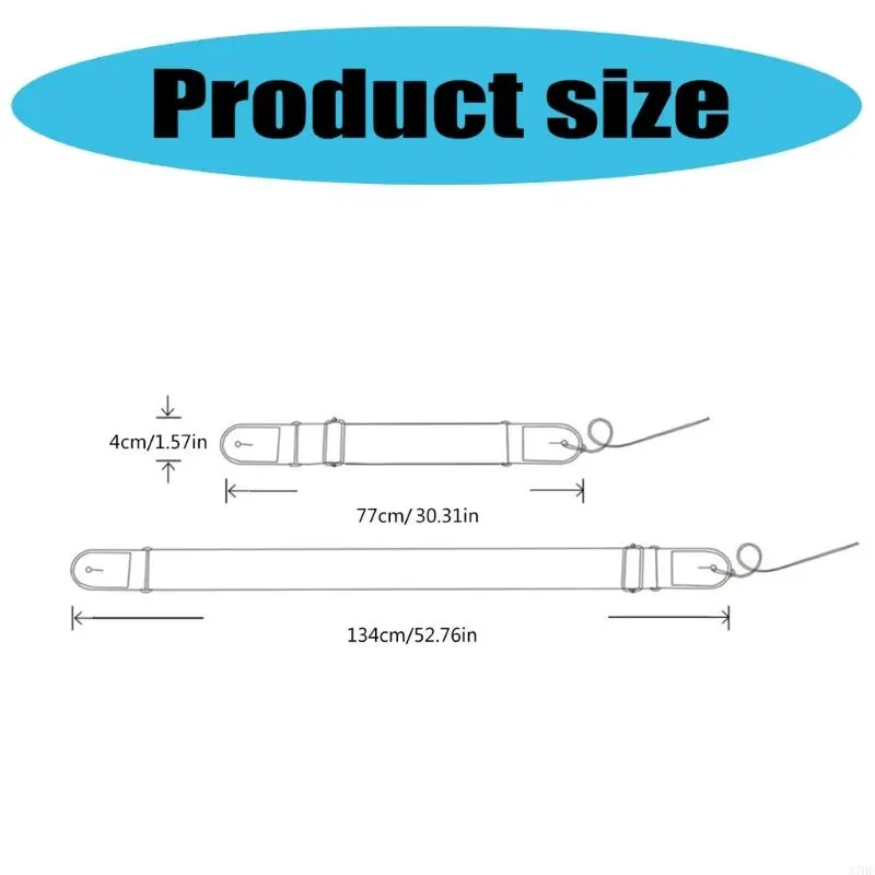 Practical Guitar Strap Outdoor Guitar Playing Strap Leather Texture for Studio